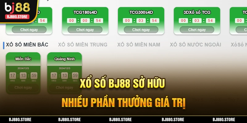 Dịch vụ xổ số sở hữu đa dạng kiểu cược 